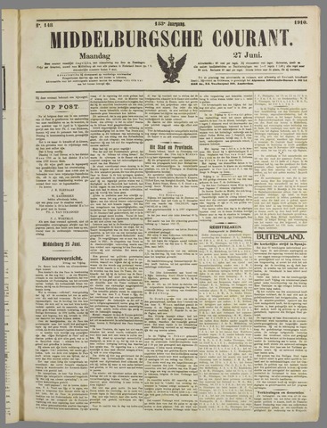 Middelburgsche Courant 1910-06-27