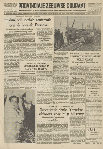 Provinciale Zeeuwse Courant 1955-02-14