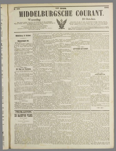 Middelburgsche Courant 1910-10-19