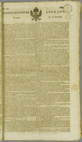 Middelburgsche Courant 1815-12-26