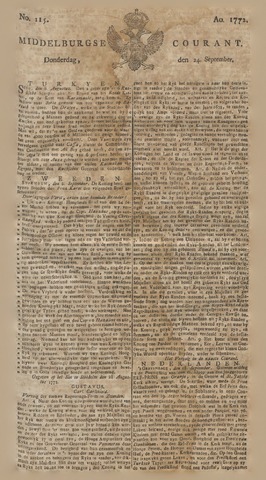 Middelburgsche Courant 1772-09-24