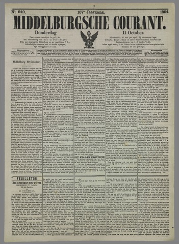 Middelburgsche Courant 1894-10-11