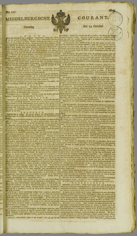 Middelburgsche Courant 1815-10-14