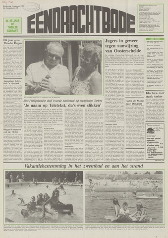 Eendrachtbode /Mededeelingenblad voor het eiland Tholen 1990-08-02