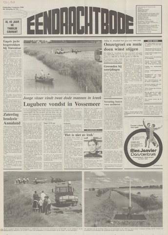 Eendrachtbode /Mededeelingenblad voor het eiland Tholen 1990-08-09