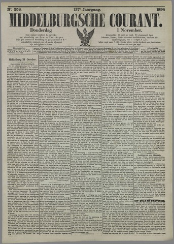 Middelburgsche Courant 1894-11-01