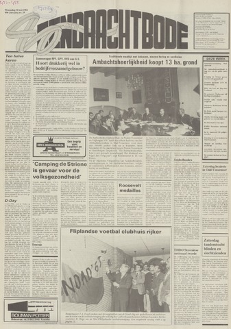 Eendrachtbode /Mededeelingenblad voor het eiland Tholen 1984-05-30