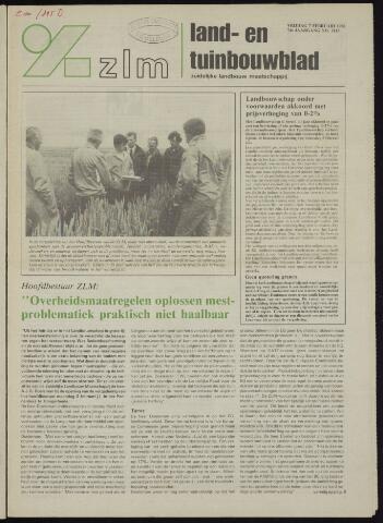 Zeeuwsch landbouwblad ... ZLM land- en tuinbouwblad 1986-02-07