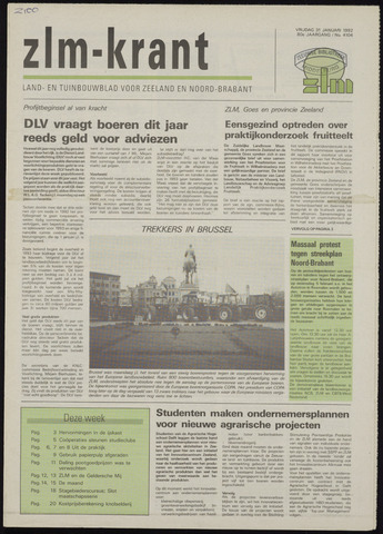 Zeeuwsch landbouwblad ... ZLM land- en tuinbouwblad 1992-01-31