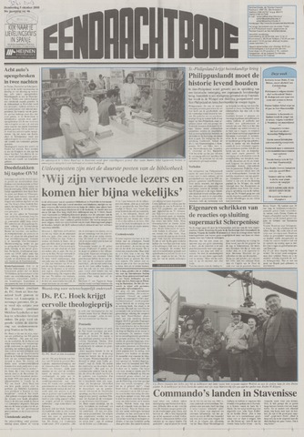 Eendrachtbode /Mededeelingenblad voor het eiland Tholen 2000-10-05