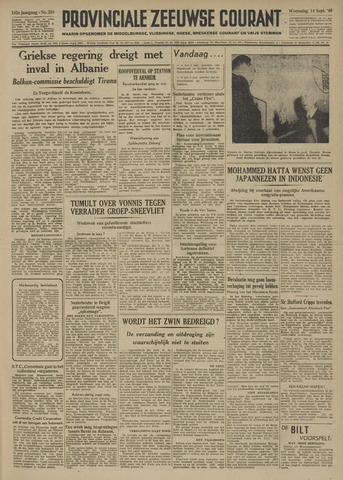 Provinciale Zeeuwse Courant 1949-09-14