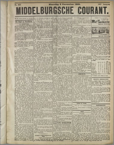 Middelburgsche Courant 1920-11-08