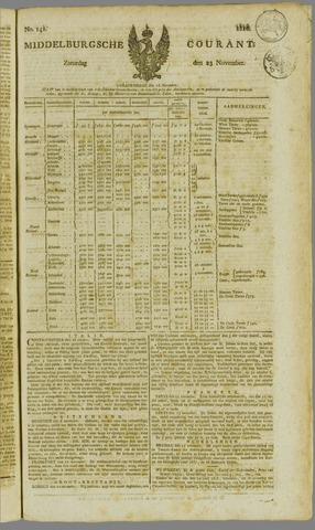 Middelburgsche Courant 1816-11-23