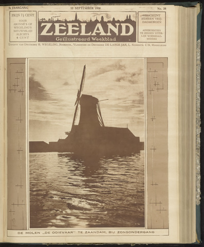 Zeeland. Geïllustreerd Weekblad 1930-09-12