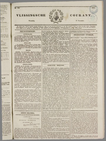 Vlissingse Courant 1847-11-17