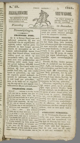 Zierikzeesche Nieuwsbode 1844-12-18