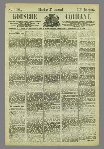 Goessche Courant 1916-01-25