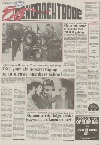 Eendrachtbode /Mededeelingenblad voor het eiland Tholen 1994-01-27