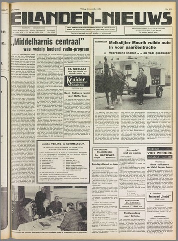 Eilanden-nieuws. Christelijk streekblad op gereformeerde grondslag 1971-11-26