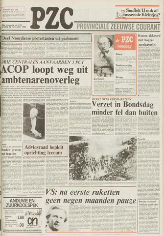 Provinciale Zeeuwse Courant 1983-11-22