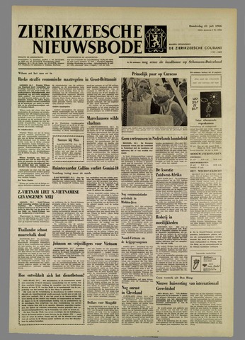 Zierikzeesche Nieuwsbode 1966-07-21