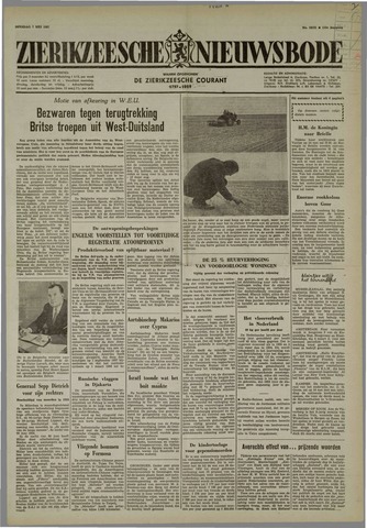 Zierikzeesche Nieuwsbode 1957-05-07