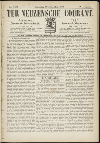 Ter Neuzensche Courant. Algemeen Nieuws- en Advertentieblad voor Zeeuwsch-Vlaanderen / Neuzensche Courant ... (idem) / (Algemeen) nieuws en advertentieblad voor Zeeuwsch-Vlaanderen 1879-09-10