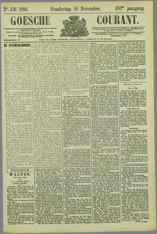 Goessche Courant 1916-11-16