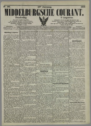 Middelburgsche Courant 1894-08-09