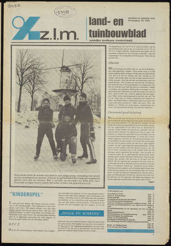 Zeeuwsch landbouwblad ... ZLM land- en tuinbouwblad 1979-01-19