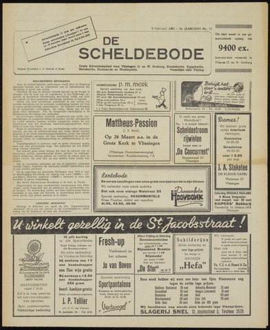 Scheldebode 1952-02-08