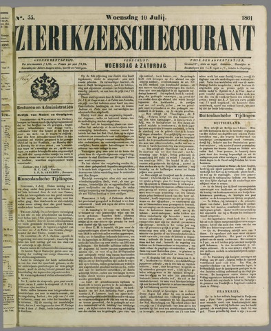 Zierikzeesche Courant 1861-07-10