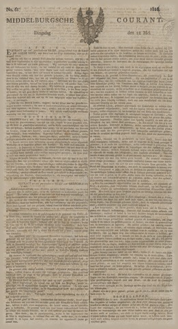 Middelburgsche Courant 1816-05-21