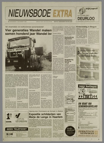 Zierikzeesche Nieuwsbode 1992-11-04