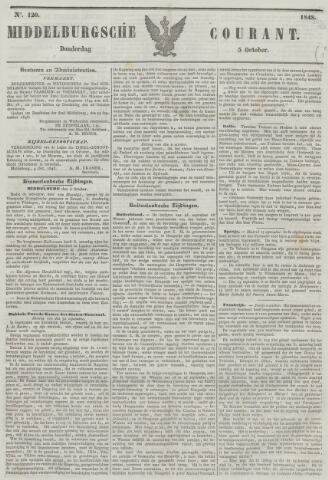 Middelburgsche Courant 1848-10-05