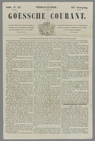 Goessche Courant 1868-04-03
