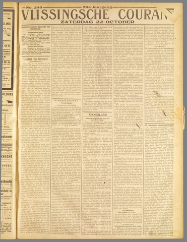 Vlissingse Courant 1921-10-22