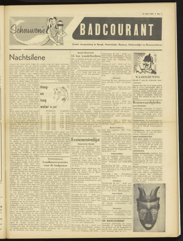 Schouwen's Badcourant 1964-07-24