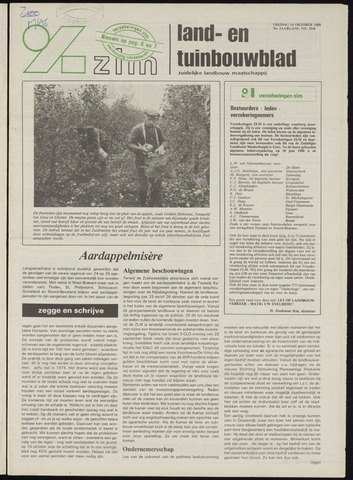 Zeeuwsch landbouwblad ... ZLM land- en tuinbouwblad 1988-10-14
