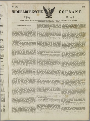 Middelburgsche Courant 1875-04-30