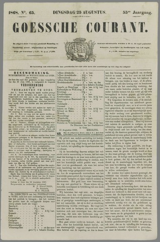 Goessche Courant 1868-08-25