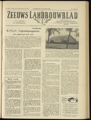 Zeeuwsch landbouwblad ... ZLM land- en tuinbouwblad 1959-03-14