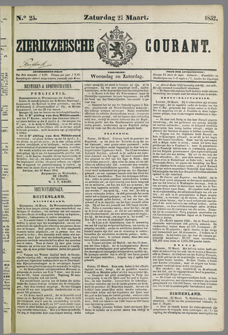 Zierikzeesche Courant 1852-03-27
