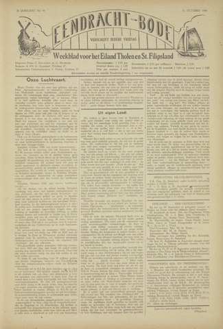 Eendrachtbode (1945-heden)/Mededeelingenblad voor het eiland Tholen (1944/45) 1946-10-11