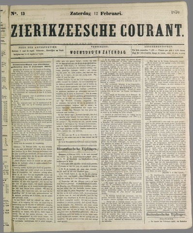 Zierikzeesche Courant 1870-02-12