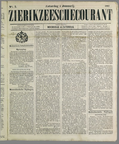 Zierikzeesche Courant 1861-01-05