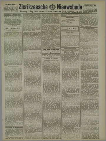Zierikzeesche Nieuwsbode 1928-08-13