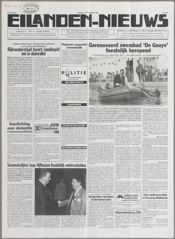 Eilanden-nieuws. Christelijk streekblad op gereformeerde grondslag 1998-11-03