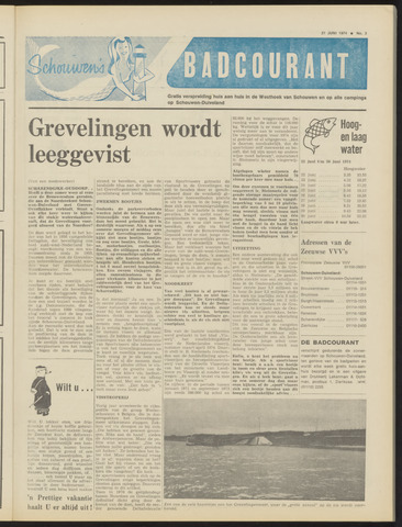 Schouwen's Badcourant 1974-06-21
