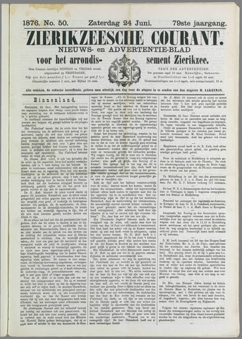 Zierikzeesche Courant 1876-06-24